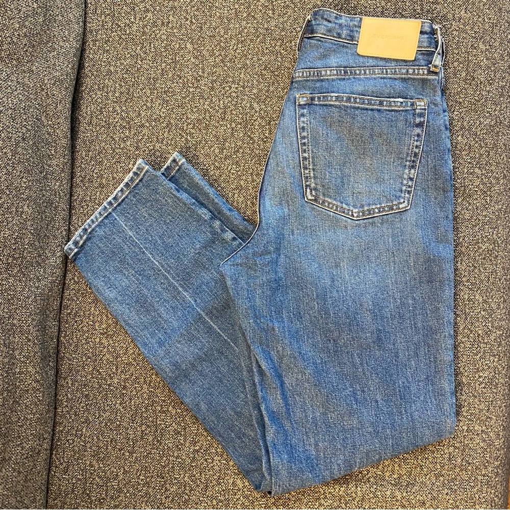 Everlane The High Rise Straight Jeans